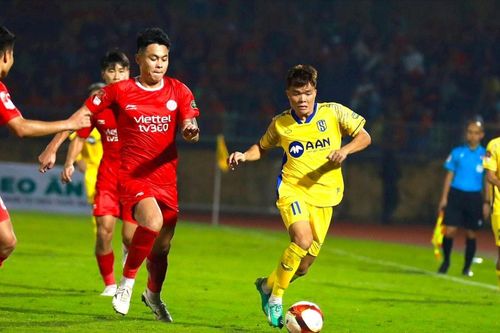Những con số thống kê cặp đấu Sông Lam Nghệ An và Thể Công Viettel