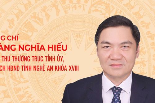 Chân dung tân Chủ tịch HĐND tỉnh Nghệ An Hoàng Nghĩa Hiếu