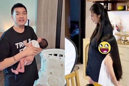 Bất ngờ với vóc dáng thật của bạn gái Quang Minh hậu sinh nở