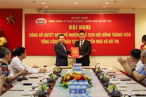 Tổng Công ty Đầu tư Phát triển Nhà và Đô thị có tân Chủ tịch HĐTV