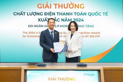 ABBANK được vinh danh ngân hàng có 'Chất lượng điện thanh toán quốc tế xuất sắc 2024'