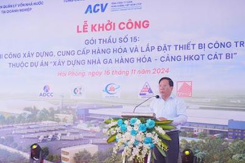 Hải Phòng khởi công nhà ga hàng hóa hơn 720 tỷ