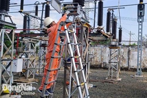 Điện lực Đồng Nai hoàn thành việc tăng công suất đường dây 110kV Long Bình – Đồng Nai