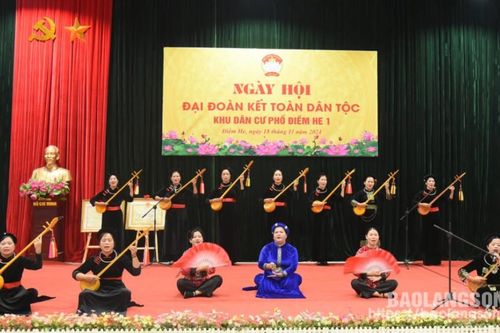Đoàn công tác của tỉnh dự ngày hội đại đoàn kết tại huyện Văn Quan, Hữu Lũng, Lộc Bình và Bắc Sơn