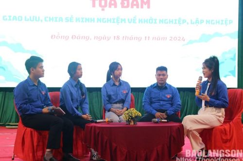 Cao Lộc: Trên 800 học sinh, đoàn viên tham gia chương trình tư vấn hướng nghiệp, giới thiệu việc làm, nâng cao kiến thức khởi nghiệp sáng tạo