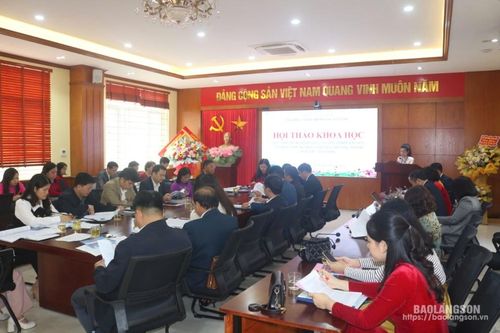 Hội thảo khoa học 75 năm xây dựng, phát triển và trưởng thành của Trường Chính trị Hoàng Văn Thụ