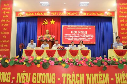 Đại biểu HĐND tỉnh và TP Bảo Lộc tiếp xúc cử tri trước Kỳ họp cuối năm 2024