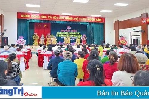 Sôi nổi Ngày hội Đại đoàn kết toàn dân tộc ở Đông Hà