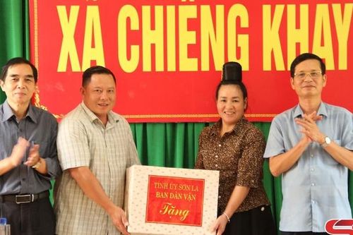 Tổ công tác của Ban Chỉ đạo 396 nắm tình hình tại huyện Quỳnh Nhai