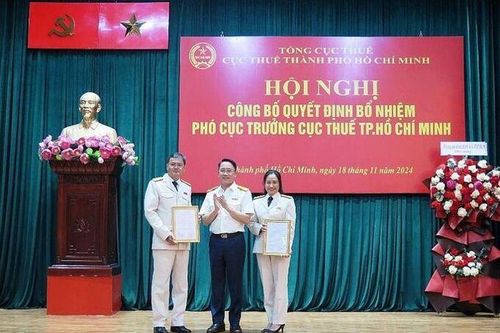 Cục Thuế Tp.HCM có thêm 2 Phó cục trưởng