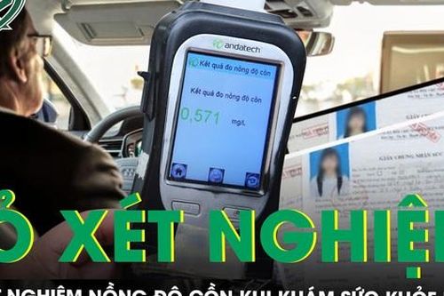 Bỏ xét nghiệm nồng độ cồn, tăng xét nghiệm ma túy khi khám sức khỏe lái xe từ 1/1/2025