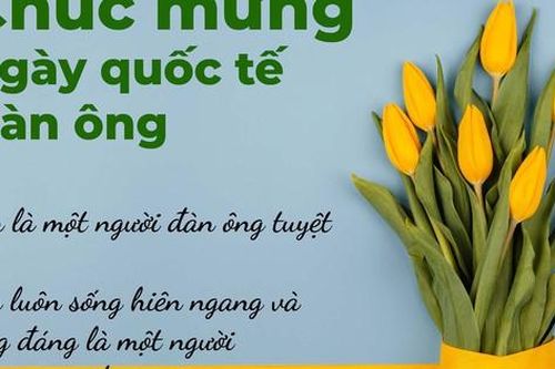 Những lời chúc ngày Quốc tế Đàn ông 19/11 hay và ý nghĩa nhất 2024