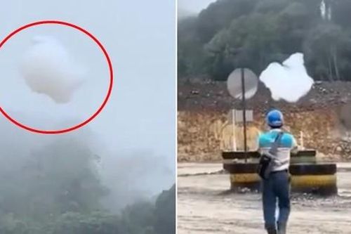 Đám mây rơi từ trên trời xuống đất khiến ai nấy ngỡ ngàng, là hiện tượng gì?