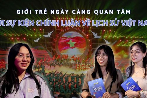 Khán giả trẻ xúc động với đêm nghệ thuật chính luận 'Cùng nhau giữ nước'