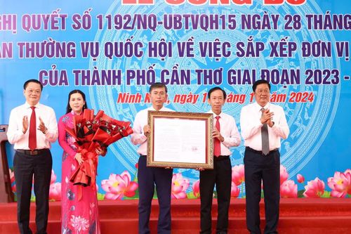 Sáp nhập 4 phường ở quận trung tâm TP Cần Thơ