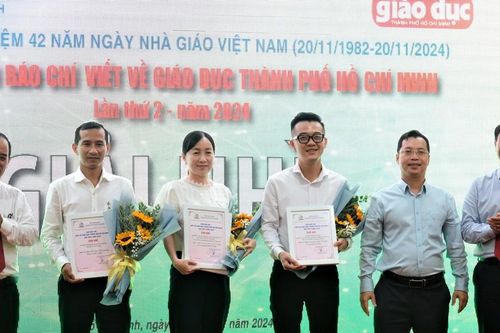 Báo Sài Gòn Giải Phóng đoạt hai giải tại Giải báo chí viết về Giáo dục TPHCM năm 2024