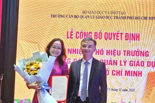 Trường Cán bộ quản lý giáo dục TPHCM có thêm Phó hiệu trưởng