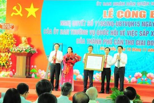 Cần Thơ sáp nhập 4 phường ở quận trung tâm