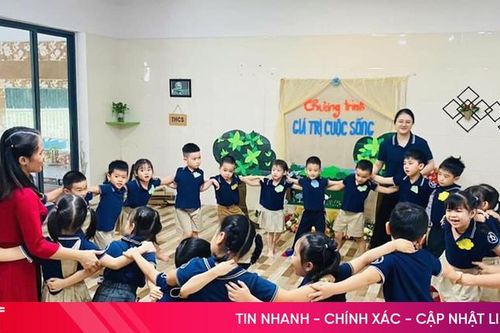 Sôi nổi hoạt động chào mừng ngày 20/11 ở Trường Mầm non Trung Kiên