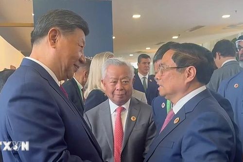 Thủ tướng Phạm Minh Chính gặp các nhà lãnh đạo tại Hội nghị G20