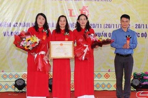 Trường Mầm non Chiềng Kheo đạt chuẩn quốc gia mức độ 2