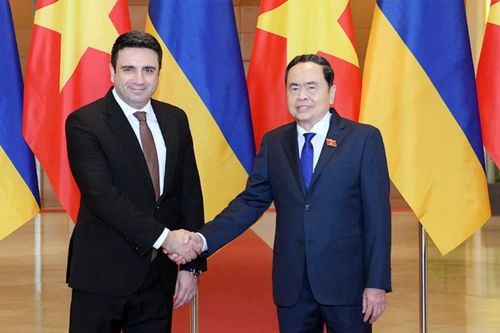 Chủ tịch Quốc hội Trần Thanh Mẫn chủ trì Lễ đón Chủ tịch Quốc hội Armenia đầu tiên thăm chính thức Việt Nam