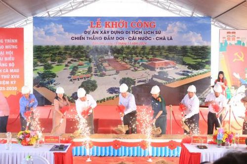 Xây dựng Di tích chiến thắng Đầm Dơi - Cái Nước – Chà Là