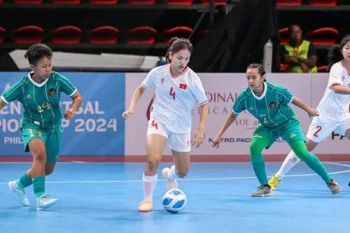 Đội tuyển Futsal nữ Việt Nam thắng đậm đội tuyển Indonesia