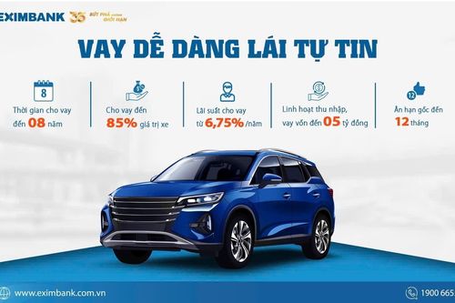 Sở hữu ô tô dễ dàng cùng Eximbank