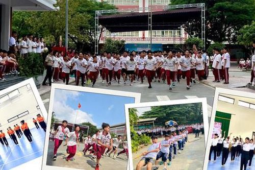 Teen hào hứng tham gia hội thi thể dục thể thao mừng ngày Nhà giáo Việt Nam