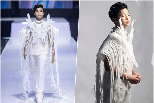 'Chiến binh' Phong Thiên cực ngầu trên sàn diễn Vietnam International Fashion Week