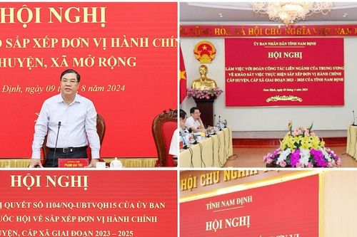 Sắp xếp đơn vị hành chính ở Nam Định: Việc khó, quyết tâm cao, hoàn thành sớm