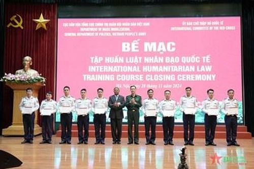 Bế mạc tập huấn Luật Nhân đạo quốc tế