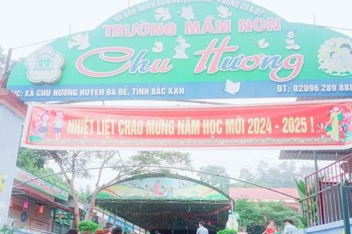 Trường MN Chu Hương (Ba Bể, Bắc Kạn): Nơi học trò tự tin tỏa sáng