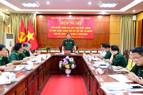 Đảng ủy BĐBP Bình Phước: Đoàn kết, thống nhất, tập trung lãnh đạo, chỉ đạo hoàn thành toàn diện nhiệm vụ công tác Biên phòng