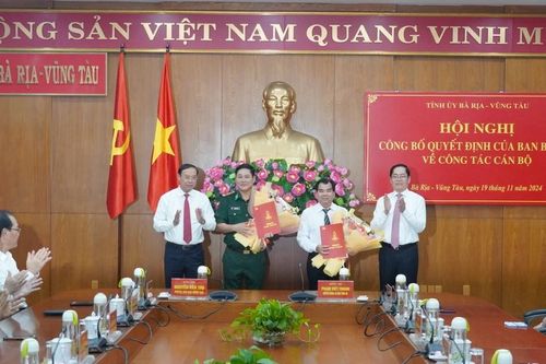 Công bố quyết định của Ban Bí thư Trung ương Đảng về công tác cán bộ tại Bà Rịa - Vũng Tàu