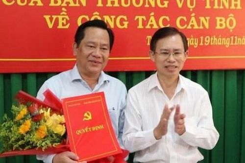 Công bố quyết định của Ban Thường vụ Tỉnh ủy Trà Vinh về công tác cán bộ