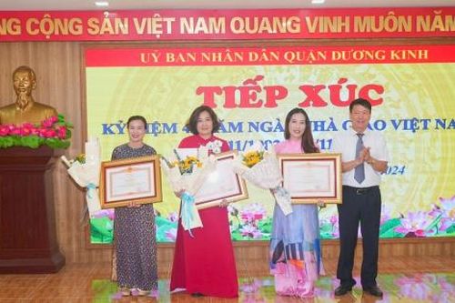 3 cô giáo Hải Phòng được nhận Bằng khen của Thủ tướng Chính phủ