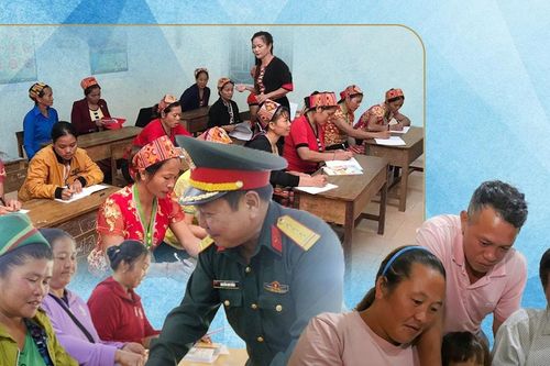 Gian nan xóa mù chữ ở vùng cao