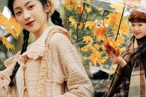 Gái trẻ lạc bước giữa vườn lá phong lãng mạn Đà Lạt