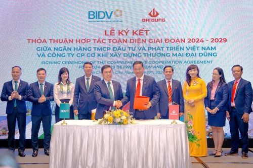 BIDV tài trợ tín dụng xanh cho dự án nhà máy Cơ khí Công nghệ cao Nghi Sơn
