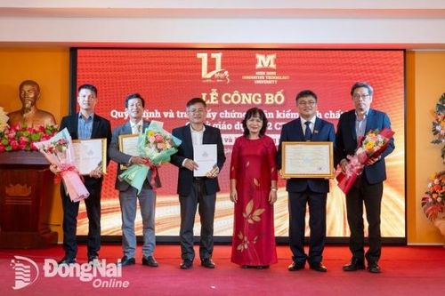 Trường đại học Công nghệ Miền Đông đạt chuẩn kiểm định chất lượng giáo dục