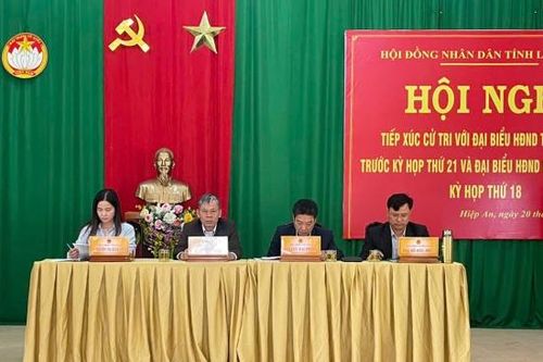Tổ đại biểu HĐND tỉnh tiếp xúc cử tri Đức Trọng