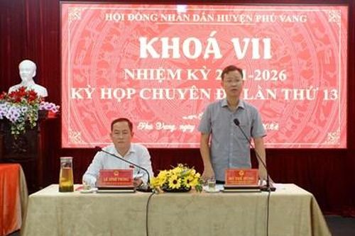 Thông qua Nghị quyết Đồ án Quy hoạch xây dựng vùng huyện Phú Vang