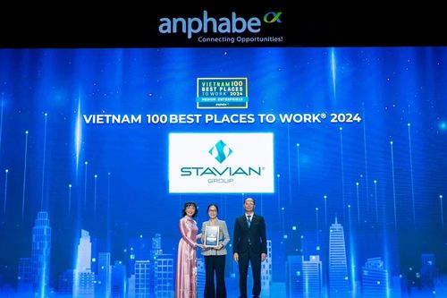 Tập đoàn Stavian nhận cú đúp giải thưởng tại bảng xếp hạng nơi làm việc tốt nhất Việt Nam 2024