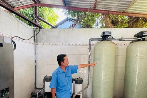 Bệnh viện đầu tiên ở Tây Nam Bộ xử lý nước mặn thành nước sạch dùng cho y tế