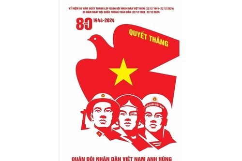 Tổ chức triển lãm tranh cổ động kỷ niệm 80 năm Ngày thành lập Quân đội nhân dân Việt Nam