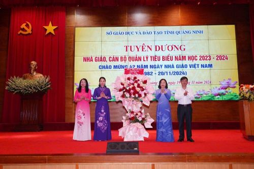 Quảng Ninh tuyên dương nhà giáo, cán bộ quản lý tiêu biểu