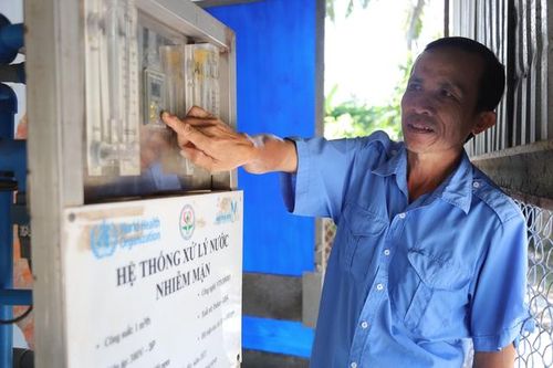 Bệnh viện đầu tiên ở miền Tây Nam Bộ thí điểm xử lý nước nhiễm mặn thành nước sạch