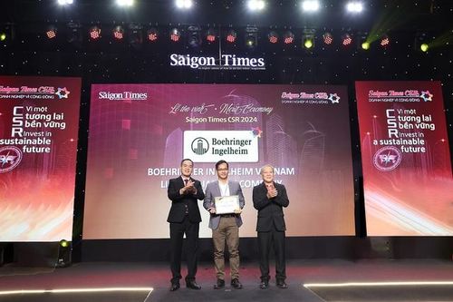 Boehringer Ingelheim Việt Nam nhận giải thưởng 'Doanh nghiệp vì cộng đồng' tại Saigon Times CSR 2024